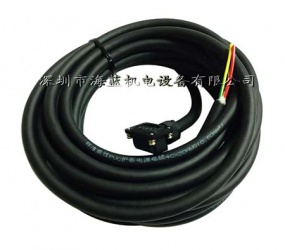 三菱電機(jī)電源線MR-PWS1CBL5M-A1-L，三菱MR-JE，MR-J4,MR-J3系列電機(jī)專用